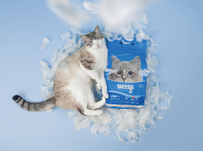 Weego Light+ - Areia Aglomerante Leve para Gatos Sem Perfume