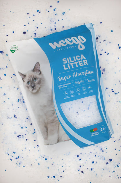 Weego Silica Litter - Areia de Sílica de Alta Absorção para Gatos