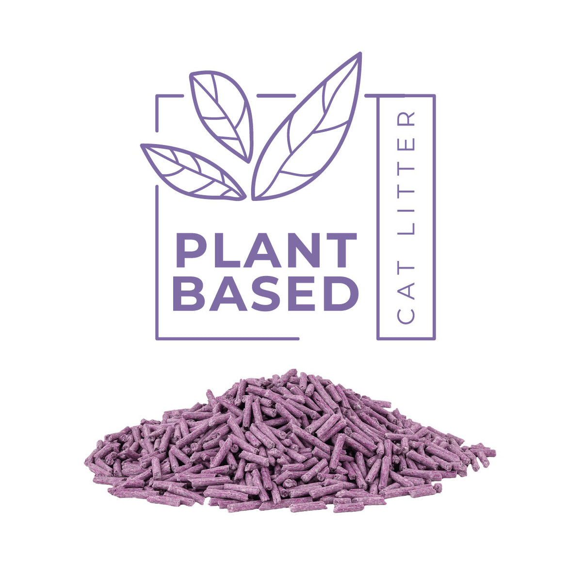 Weego Lavender Tofu - Areia Aglomerante Natural com Aroma a Lavanda para Gatos