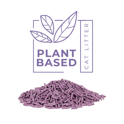 Weego Lavender Tofu - Areia Aglomerante Natural com Aroma a Lavanda para Gatos