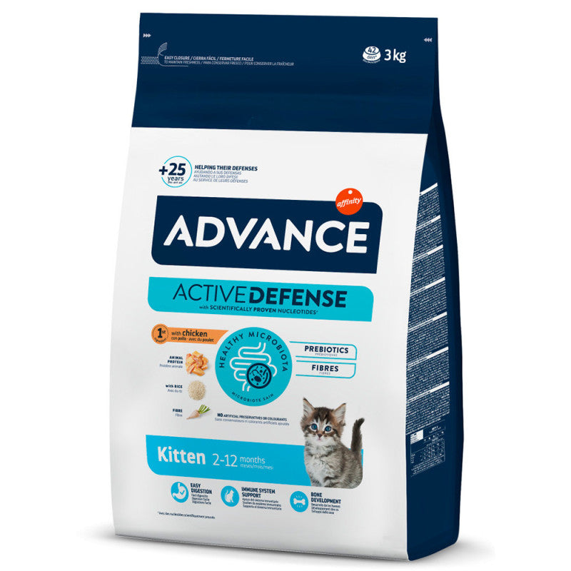 Advance Kitten - Ração seca para gatinho - Frango e arroz