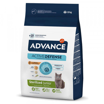 Advance Sterilized Junior - Ração seca para gatinho esterilizado - Frango e arroz