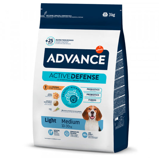 Advance Light Medium - Cão Adulto Médio - Frango e Arroz