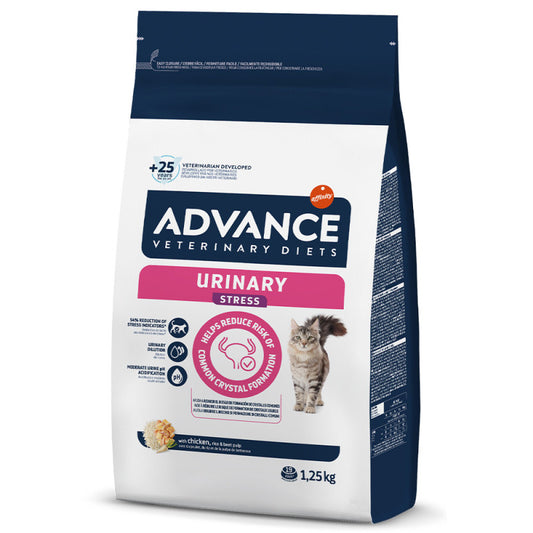 Advance VET Urinary Stress - Ração seca para gato adulto com problemas urinários
