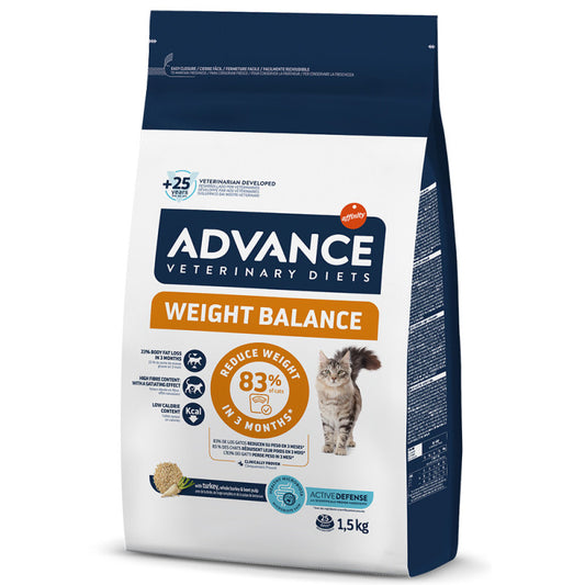 Advance VET Weight Balance - Ração seca para gato adulto com excesso de peso