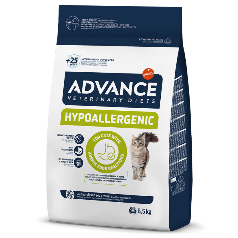 Advance VET Hypoallergenic - Ração seca para gato adulto com alergias