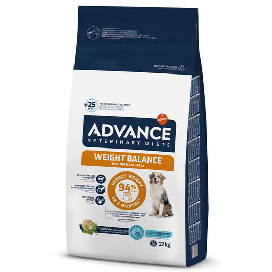 Advance Veterinary Diets Weight Balance Medium/Maxi - Cão Adulto Médio/Grande com Excesso de Peso