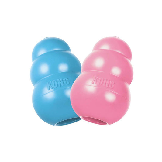 KONG Puppy - Brinquedo Recheável para Cachorros em Crescimento (Sortido)