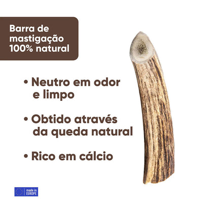Chifre de Veado Vermelho Natural para Cães Wildkraft - Snack Duradouro para Higiene Dentária | Kaudas