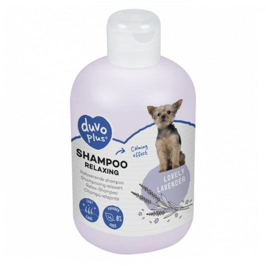 Champô Calmante de Lavanda Duvo Plus - Relaxamento e Bem-Estar para o Teu Cão