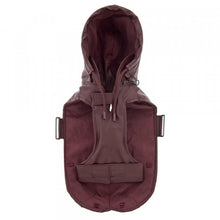 Casaco Impermeável com Capuz Frozen Bordeaux para Cães - Ferribiella