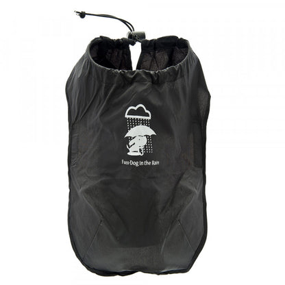 Capa Impermeável Pocket Suit Preto para Cães - Ferribiella