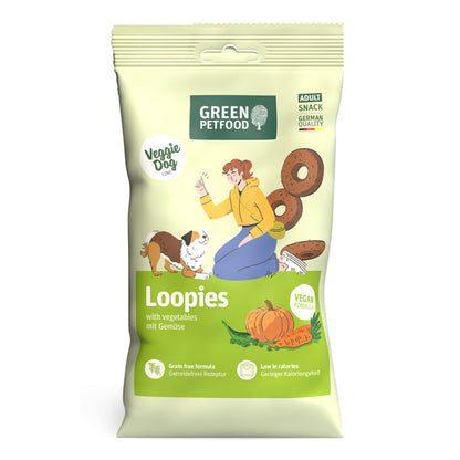 Green Petfood Loopies - Snacks para Cão (Inseto / Vegan)