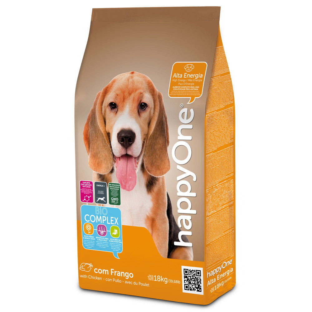 happyOne Alta Energia - Cão Adulto Ativo - Frango