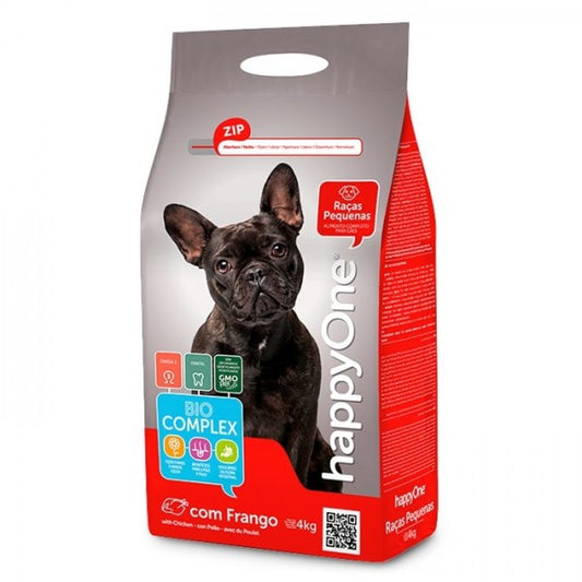 HappyOne Raças Pequenas - Ração seca para cão adulto - Frango