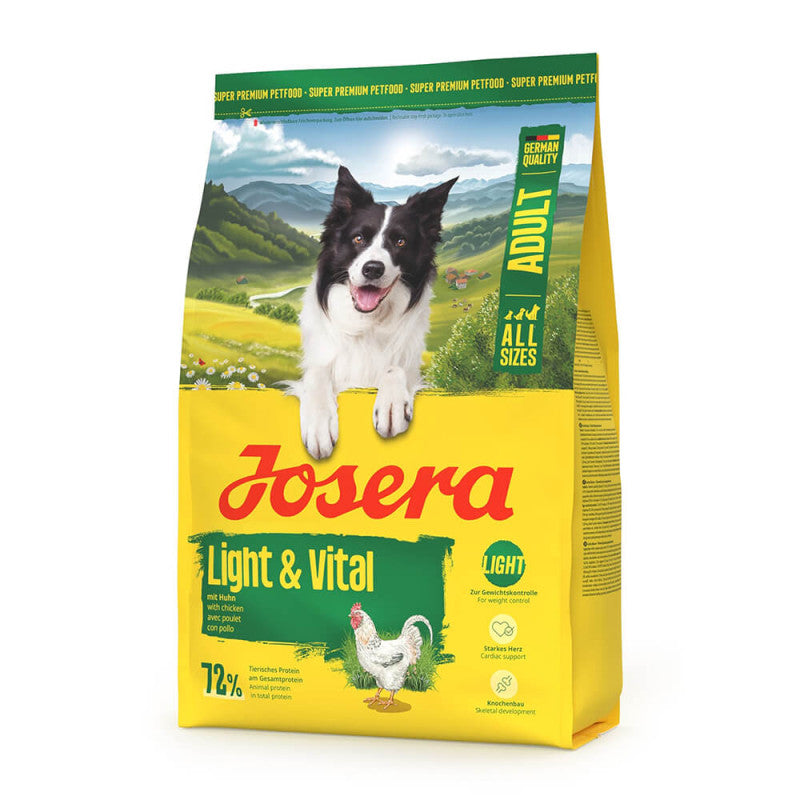 Josera All Sizes Light & Vital - Ração Seca para Cão para Controlo de Peso - Frango