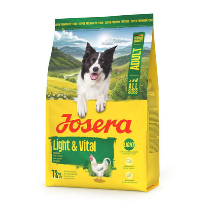 Josera All Sizes Light & Vital - Ração Seca para Cão para Controlo de Peso - Frango