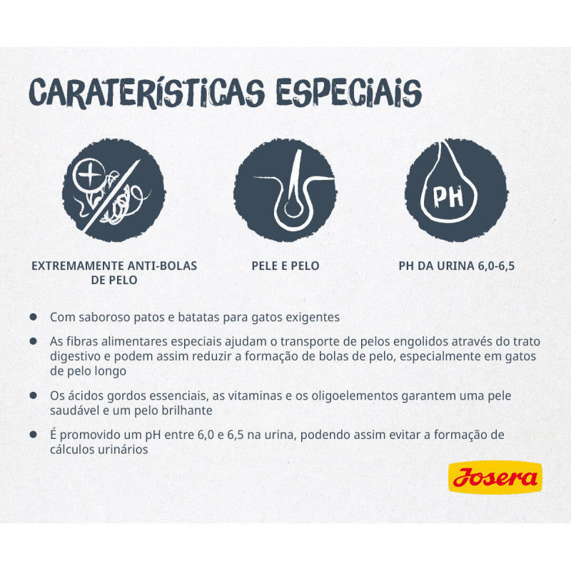 Josera Catelux - Ração seca para gato adulto de pelo comprido