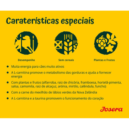 Josera Grainfree - Cão Adulto - Aves & Truta com Batata Doce