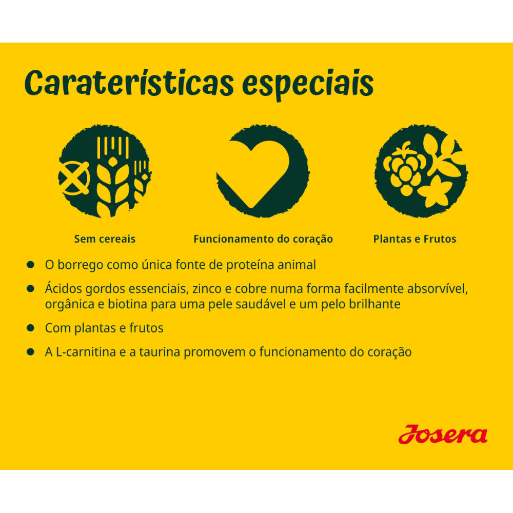Josera Grainfree - Cão Adulto - Borrego e Batata Doce