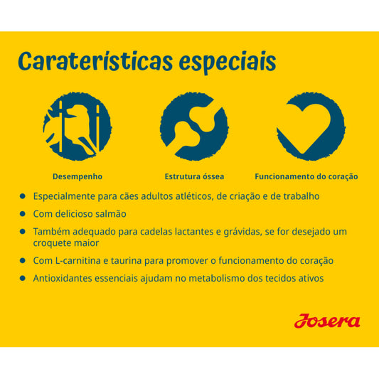 Josera High Energy - Cão Adulto Ativo - Salmão