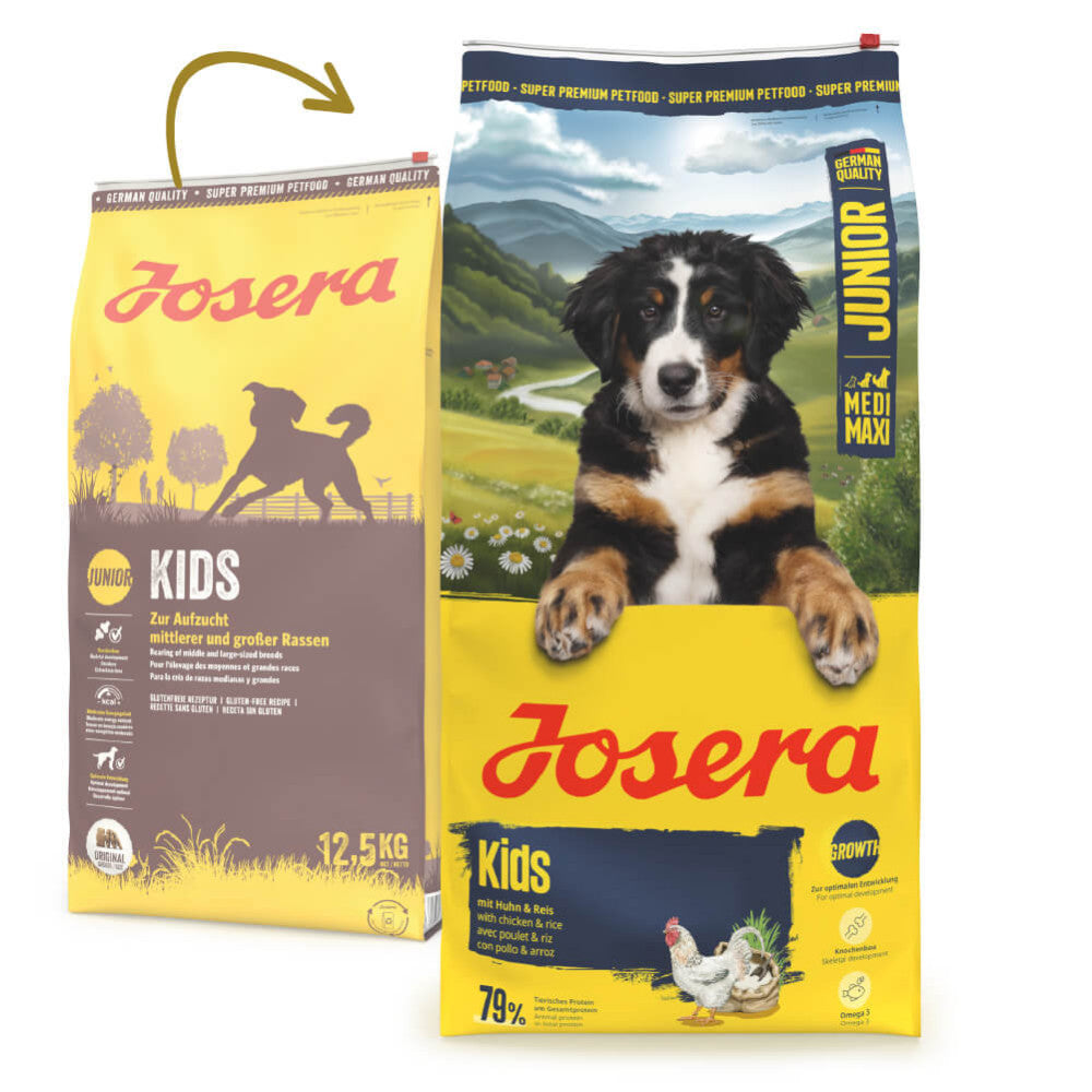 Josera Kids -  Puppy Medio/Grande - Frango e Arroz