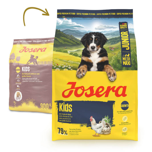Josera Kids -  Puppy Medio/Grande - Frango e Arroz