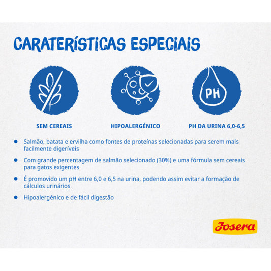 Josera Marinesse Grain free - Ração seca para gato adulto - Salmão