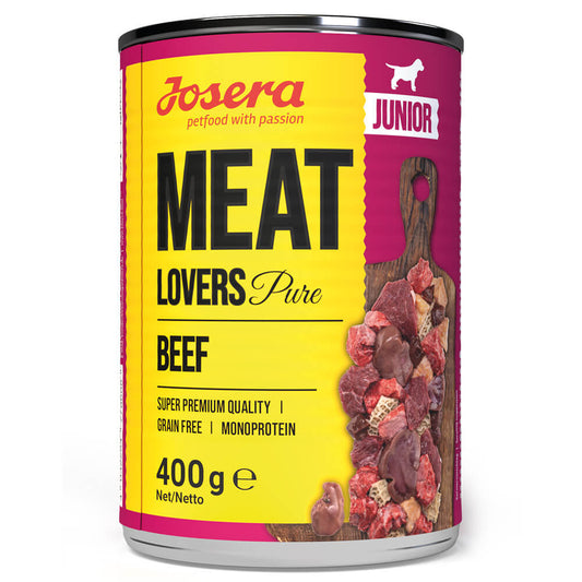 Josera Meat Lovers Menu Pure - Cão Cachorro em Crescimento - Patê