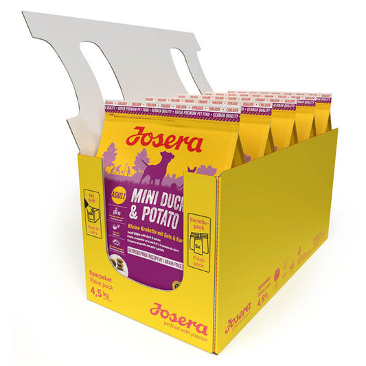 Josera Mini Pato & Batata - Ração seca para cão adulto pequeno - Pato e batata