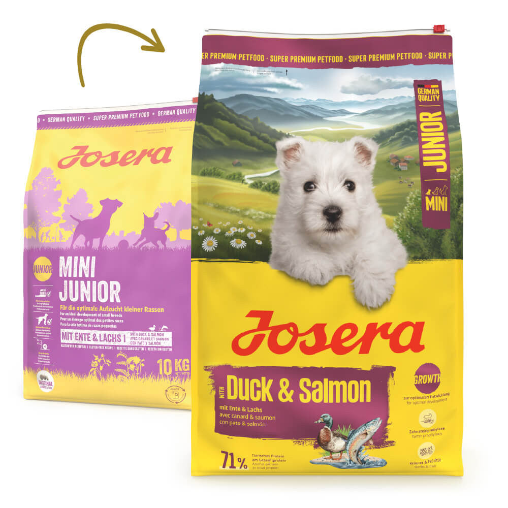 Josera Mini Junior - Pato e Salmão