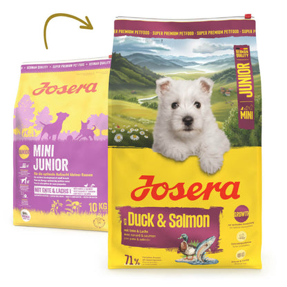 Josera Mini Junior - Pato e Salmão