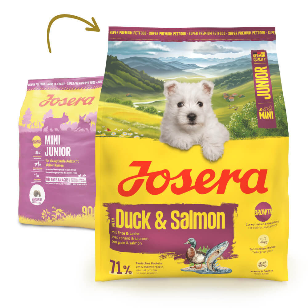 Josera Mini Junior - Pato e Salmão