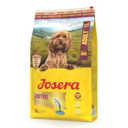 Josera Mini - Ração Seca Sem Cereais para Cão Mini Adulto - Arenque