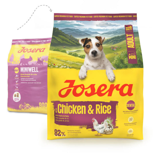 Josera MiniWell - Ração seca para cão adulto pequeno