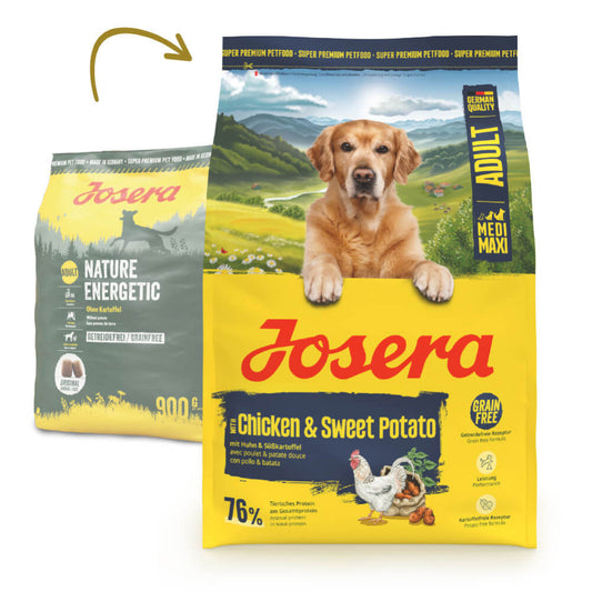 Josera Nature Energetic Grainfree - Cão Adulto - Batata Doce