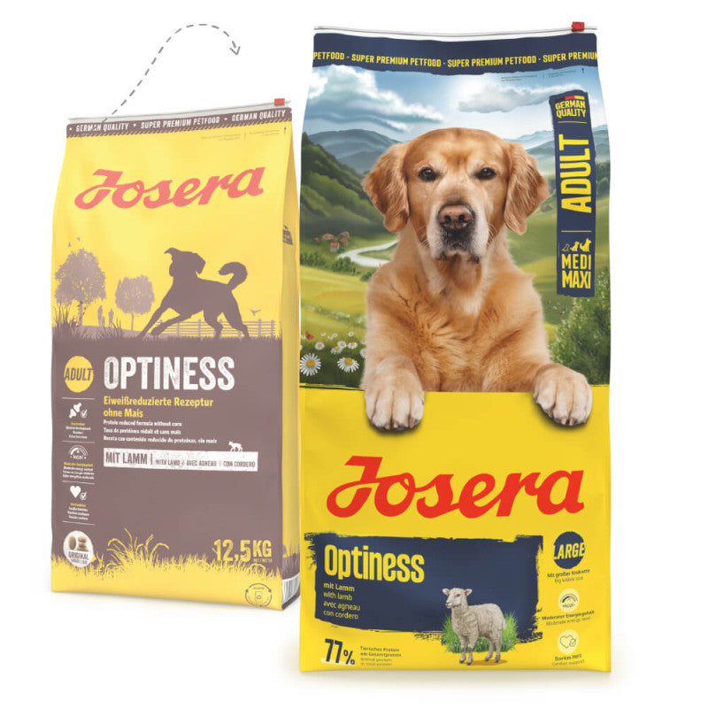 Josera Optiness - Ração seca para cão adulto médio/grande - Borrego