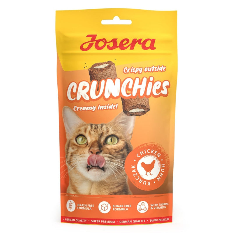 Josera Crunchies - Snacks com recheio para gato ( Vários Sabores)