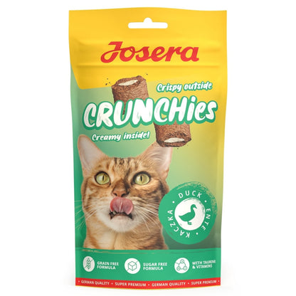Josera Crunchies - Snacks com recheio para gato ( Vários Sabores)