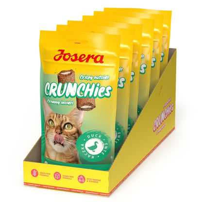 Josera Crunchies - Snacks com recheio para gato ( Vários Sabores)