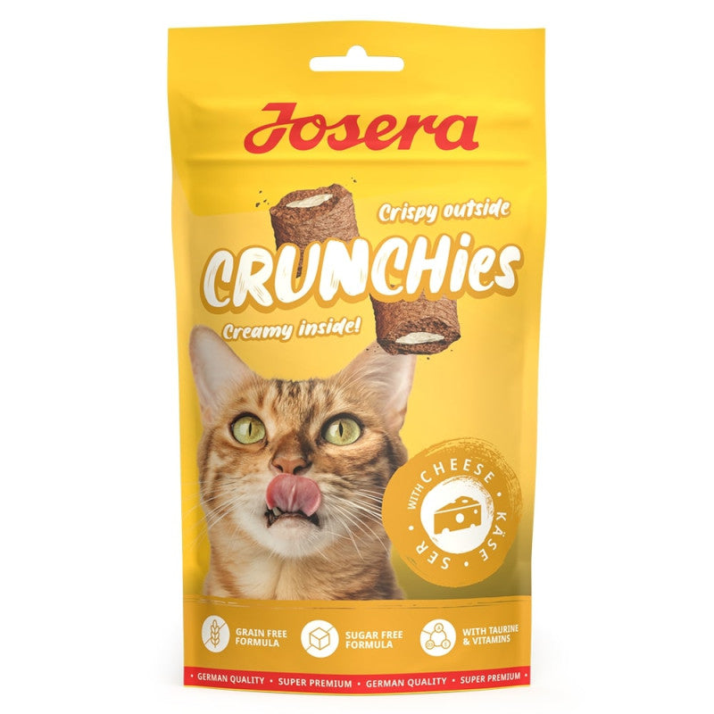 Josera Crunchies - Snacks com recheio para gato ( Vários Sabores)