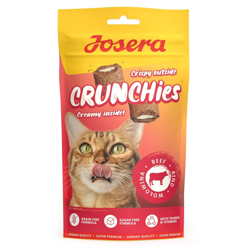Josera Crunchies - Snacks com recheio para gato ( Vários Sabores)