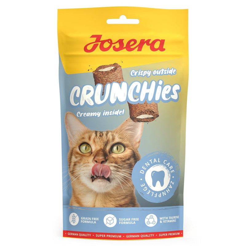 Josera Crunchies - Snacks com recheio para gato ( Vários Sabores)