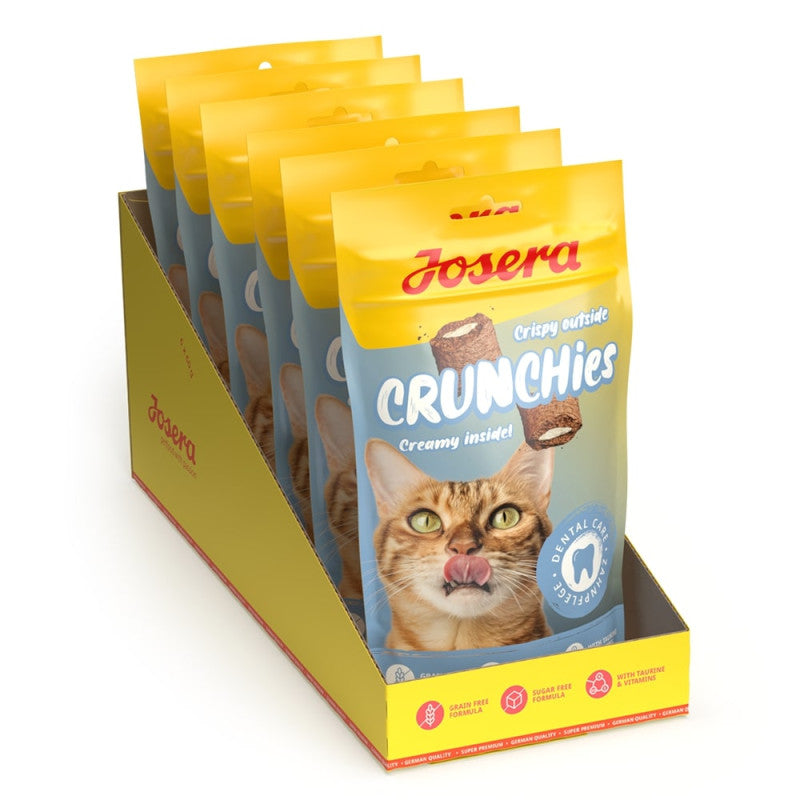 Josera Crunchies - Snacks com recheio para gato ( Vários Sabores)