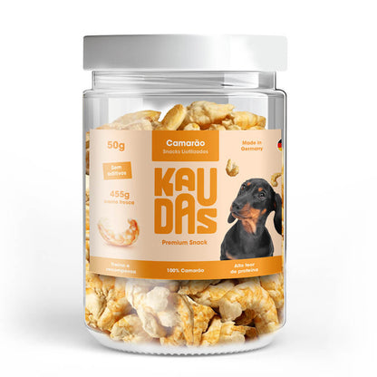Snacks Liofilizados para Cães Kaudas - 100% Naturais | Alta Proteína | Vários Sabores