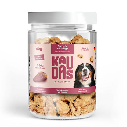 Snacks Liofilizados para Cães Kaudas - 100% Naturais | Alta Proteína | Vários Sabores