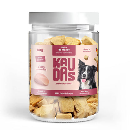 Snacks Liofilizados para Cães Kaudas - 100% Naturais | Alta Proteína | Vários Sabores