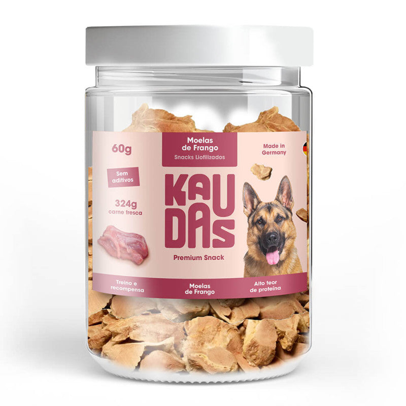 Snacks Liofilizados para Cães Kaudas - 100% Naturais | Alta Proteína | Vários Sabores