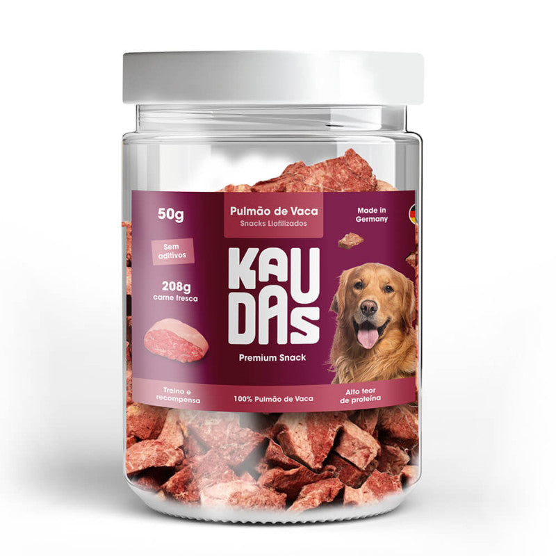 Snacks Liofilizados para Cães Kaudas - 100% Naturais | Alta Proteína | Vários Sabores