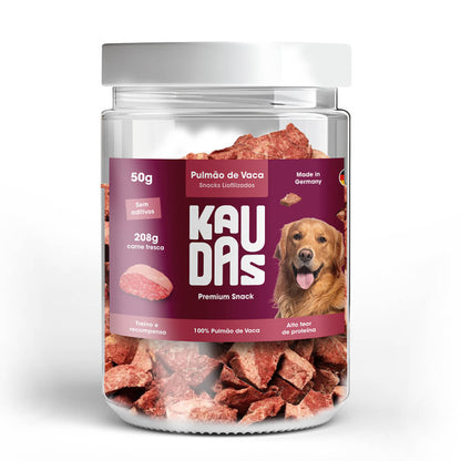 Snacks Liofilizados para Cães Kaudas - 100% Naturais | Alta Proteína | Vários Sabores